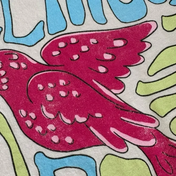 Anthropologie Cream Graphic Tee Fleetwood Mac size M - Picture 3 of 8